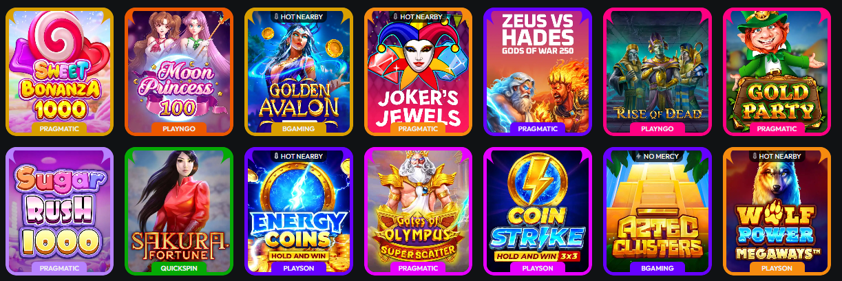 Slots bei HiSpin